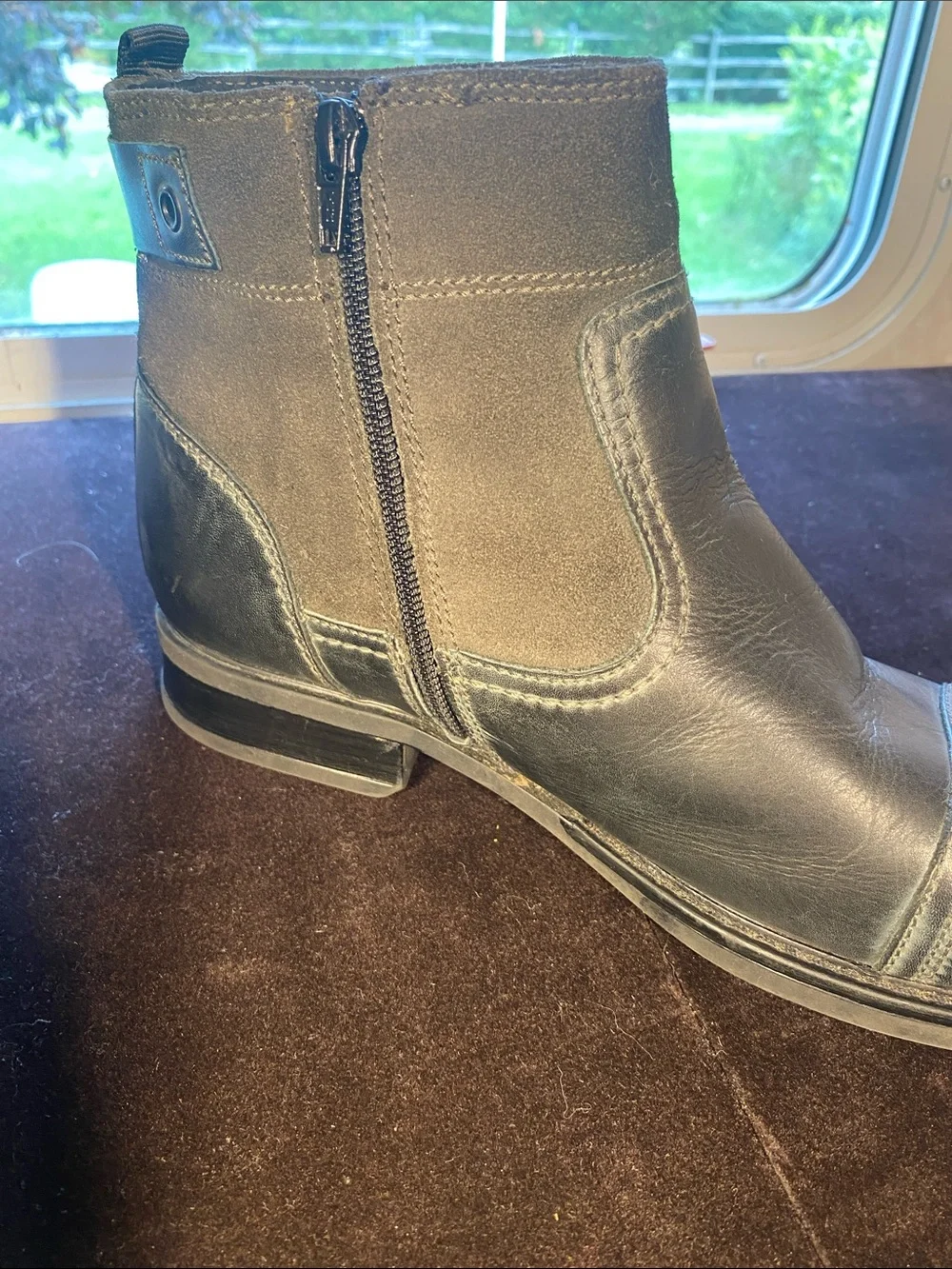 Alfani Men’s Black Leather Chukka Boots